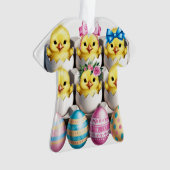 イースターエッグの子ども オーナメント (正面)