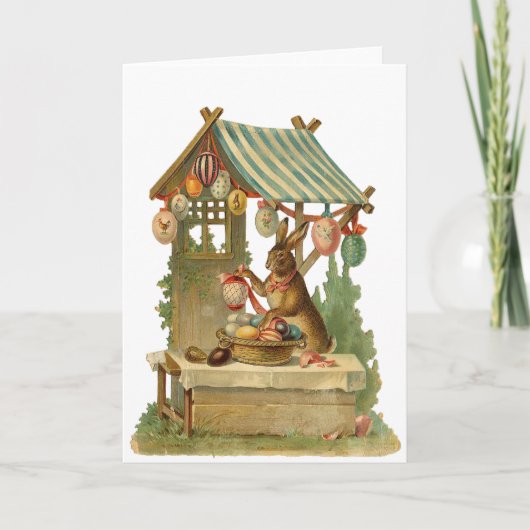 イースターエッグの市場のブランクの挨拶状 シーズンカード (正面)