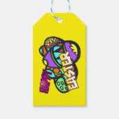 イースターエッグの漫画。ギフトタグ ギフトタグ (正面)