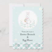 イースターエッグの狩りのパーティの招待状 招待状 (正面)