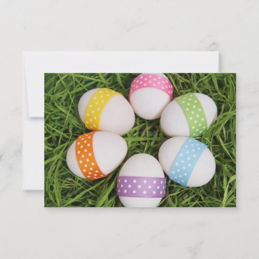 イースターエッグの狩りのボクサー犬のパーティの招待状 招待状 (裏面)