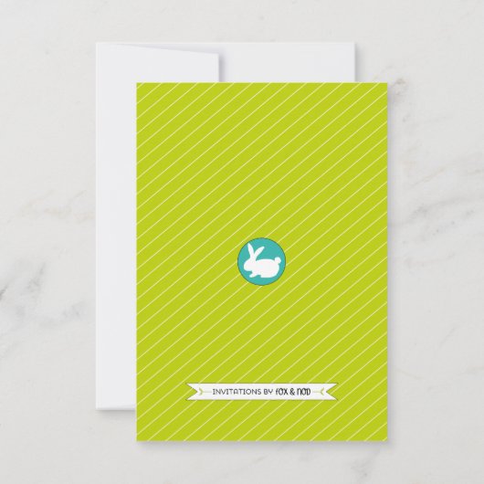 イースターエッグの狩りの招待状 招待状 (裏面)