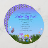 イースターエッグの狩り5.25"円 セーブザデート (正面/裏面)