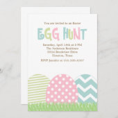 イースターエッグの狩り 招待状 (正面/裏面)