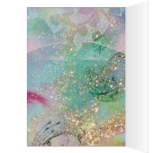 イースターエッグの白い鳩、ブルーボウ、ピンクのバラ (内側 (左))