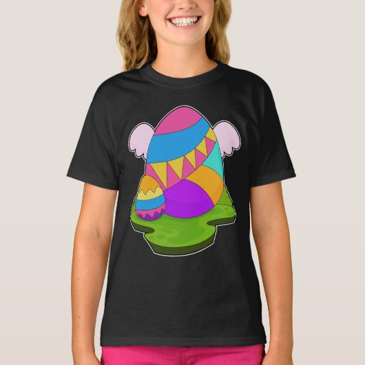 イースターエッグの羽 Tシャツ (正面)