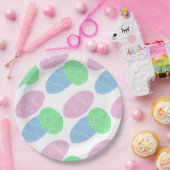 イースターエッグの落書き ペーパープレート (パーティー)