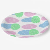 イースターエッグの落書き ペーパープレート (アングル)