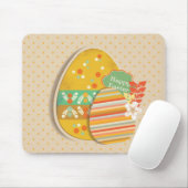 イースターエッグの記号を用いる挨拶状 マウスパッド (マウス)