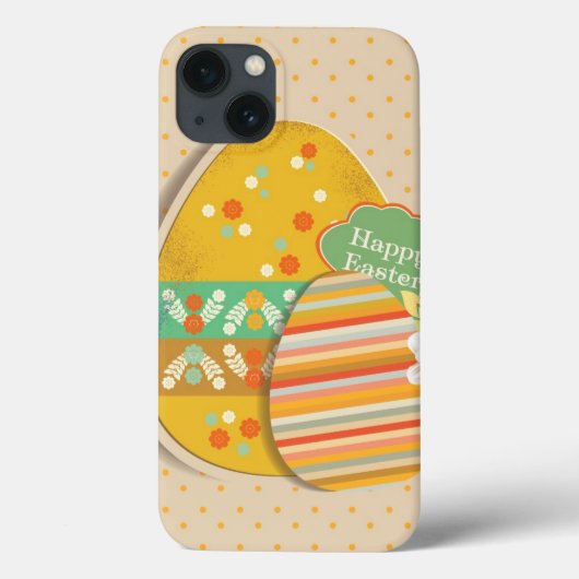 イースターエッグの記号を用いる挨拶状 Case-Mate iPhoneケース (裏面)