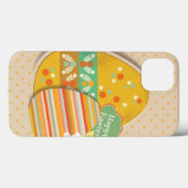 イースターエッグの記号を用いる挨拶状 Case-Mate iPhoneケース (裏面 (横))