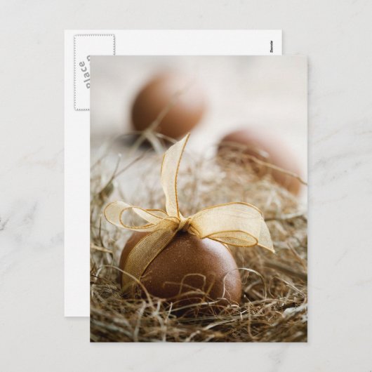 イースターエッグの郵便はがき シーズンポストカード (正面/裏面)