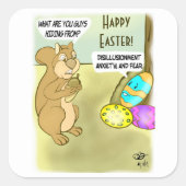 イースターエッグの非表示 スクエアシール (正面)