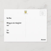 イースターエッグの非表示 ポストカード (裏面)