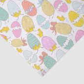 イースターエッグの鶏のかわいく美しいギフトパターン 薄葉紙 (詳細)
