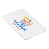 イースターエッグをバスケットに入れました 面白い妊娠発表 マグネット (右側)