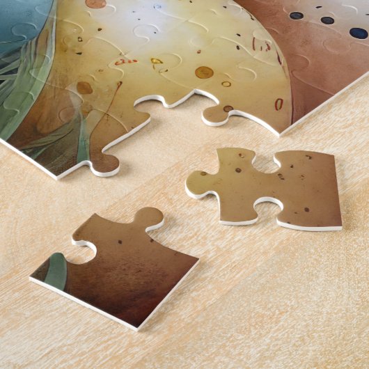 イースターエッグを使用した英語のセッター ジグソーパズル (側面)