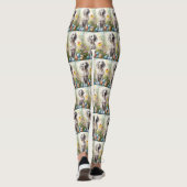 イースターエッグを使用した英語のセッター レギンス (裏面)