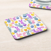 イースターエッグを持つバニー コースター (左側)