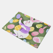 イースターエッグを持つバニー ドアマット (アングル)