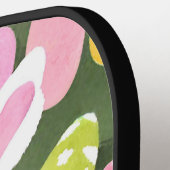 イースターエッグを持つバニー ピックルボールラケット (左詳細)