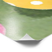 イースターエッグを持つバニー フォトプリント            (角)