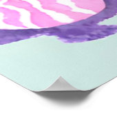 イースターエッグを持つバニー ポスター (角)