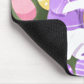 イースターエッグを持つバニー マウスパッド (コーナー)