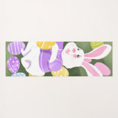 イースターエッグを持つバニー ヨガマット (裏面(横))