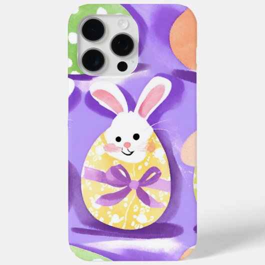 イースターエッグを持つバニー Case-Mate iPhoneケース (裏面)