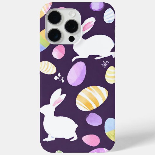 イースターエッグを持つバニー Case-Mate iPhoneケース (裏面)