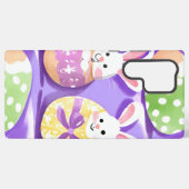 イースターエッグを持つバニー SAMSUNG GALAXYケース (裏面横)