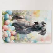 イースターエッグを持つ大きなダン ジグソーパズル (横)