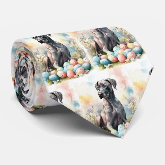 イースターエッグを持つ大きなダン ネクタイ (ロール)