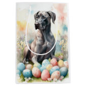 イースターエッグを持つ大きなダン ミディアムペーパーバッグ (正面)