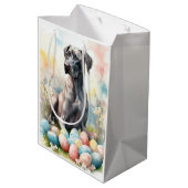 イースターエッグを持つ大きなダン ミディアムペーパーバッグ (裏面アングル)