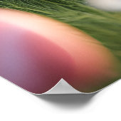 イースターエッグを持つ幸せな3Dうさぎの家族 ポスター (角)
