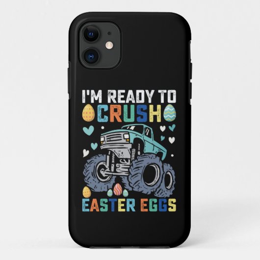 イースターエッグを粉砕するぞ モンスタートラック Case-Mate iPhoneケース (裏面)