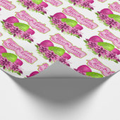 イースターエッグアンドフラワーズハッピーイースター ラッピングペーパー (角)