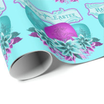 イースターエッグアンドフラワーズハッピーイースター