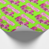 イースターエッグアンドフラワーズハッピーイースター ラッピングペーパー (角)