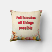 イースターエッグアンドリトルラビットコレクシ人気があるョン クッション (裏面)