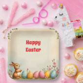 イースターエッグアンドリトルラビットコレクシ人気があるョン ペーパープレート (パーティー)