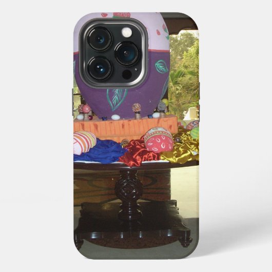 イースターエッグアートプリント iPhoneケース (裏面)