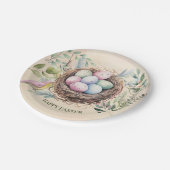 イースターエッグインネストホリデーパーティー ペーパープレート (アングル)