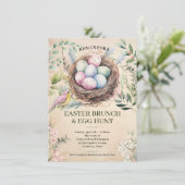 イースターエッグインネストホリデーパーティー 招待状 (スタンド正面)