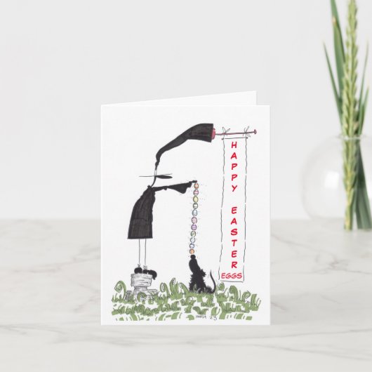 イースターエッグイースターカード カード (正面)