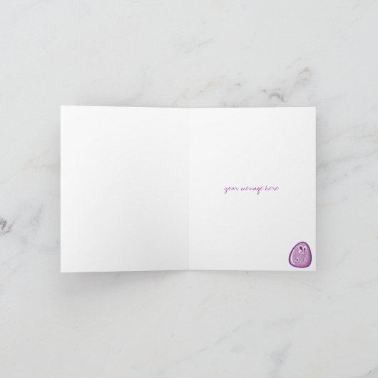 イースターエッグイースターカード シーズンカード (内部)