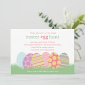イースターエッグイースターパーティの招待状 招待状 (スタンド正面)