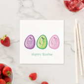 イースターエッグイースターパーティー紙ナプキンセット スタンダードカクテルナプキン (インサイチュ)